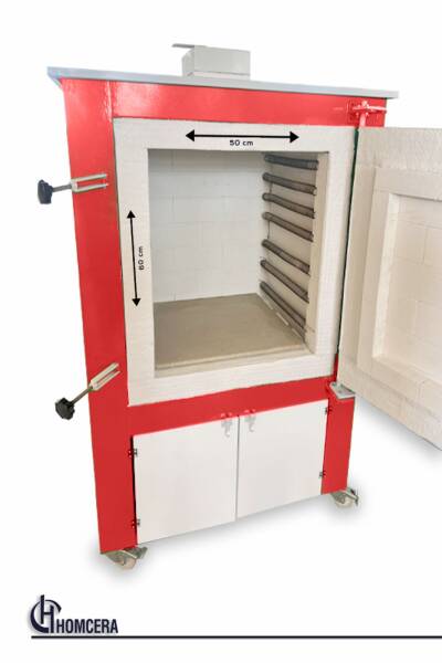HMC-84 Seramik Tuğlalı Fırın 92 lt. 45*45*45 cm - 1