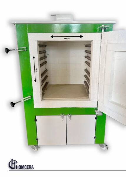 HMC-84 Seramik Tuğlalı Fırın 92 lt. 45*45*45 cm - 2