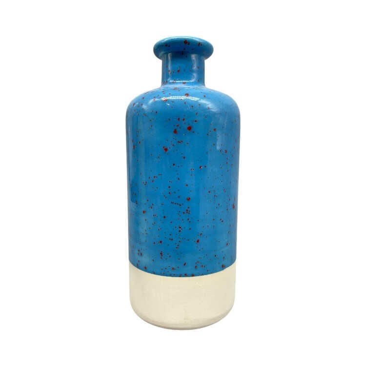 Homcera Artistik Sır Benekli Boncuk Mavi Cr 108